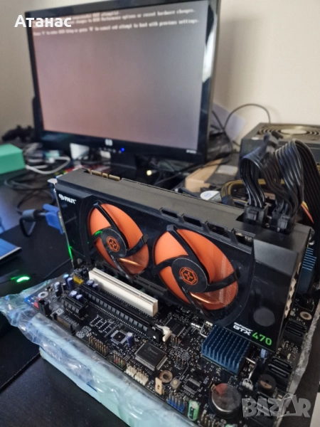 2бр. видеокарти GTX470 за SLI ретро гейминг или колекция - Palit Dual Fan + ZOTAC, снимка 1