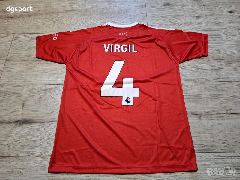 Футболна фланелка на Ливърпул #Върджил Ван Дайк #4#сезон 25/26!, снимка 1