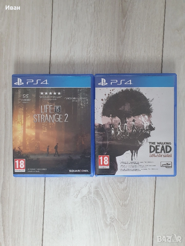 Life is Strange 2 + The Walking Dead Definitive Series – PS4 – Като нови, снимка 1