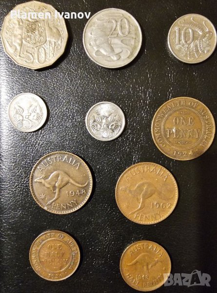 Стари монети от Австралия в добро състояние, снимка 1