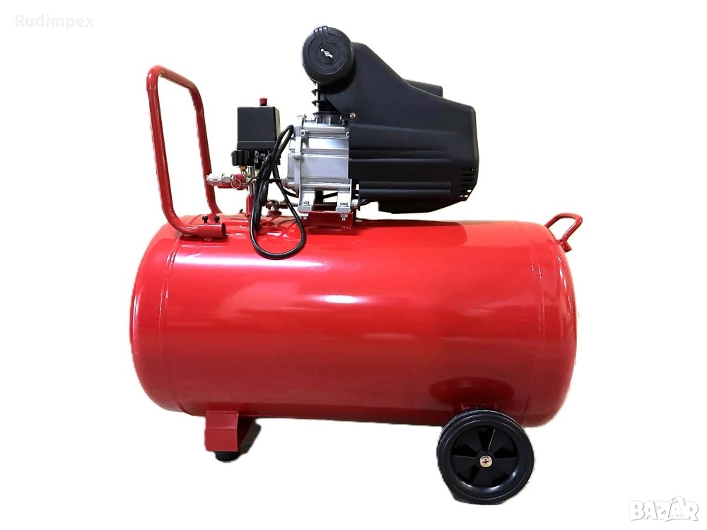 Компресор за въздух 100 л, 8 бара,  професионален, гаранция 2 години, снимка 1