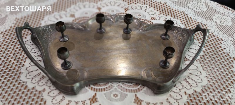 Старинен Посребрен Немски Сервиз WMF, снимка 1