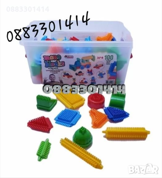 Конструктор в кутия 100 части, снимка 1