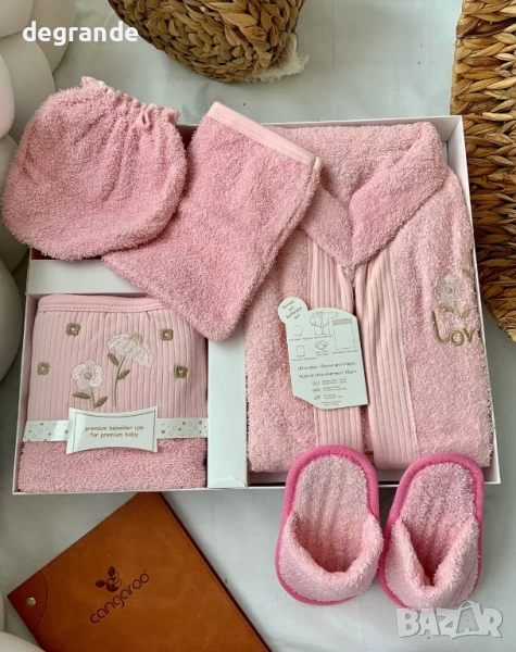 Халат от 4 части за момиченце, снимка 1