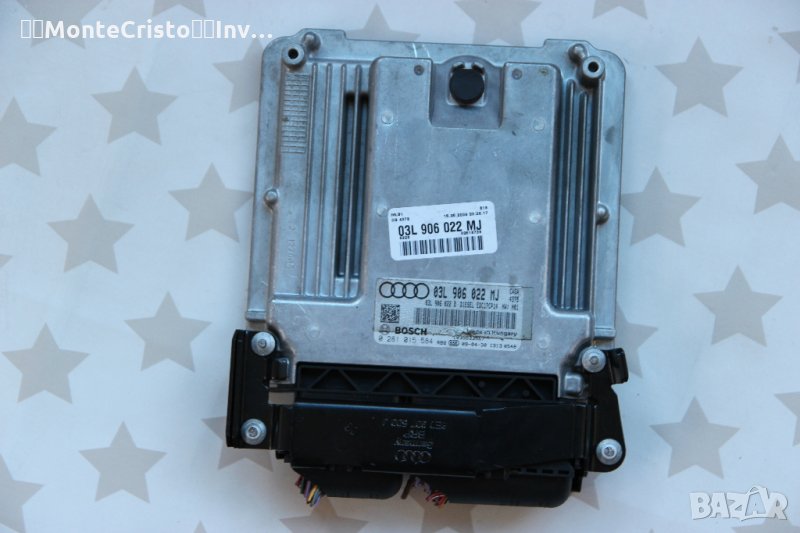 Моторен компютър Audi A4 B8 (2007-2011г.) 03L 906 022 MJ / 03L906022MJ / 0 281 015 584 / 0281015584, снимка 1