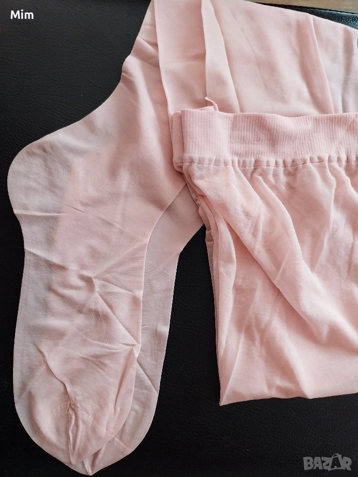  Резервирани Светло розов чорапогащник ликра 46-48, снимка 1