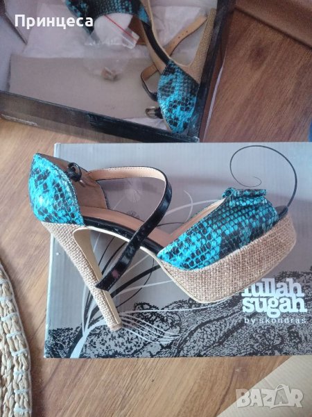 Обувки на платформа Fullah Sugah!38, снимка 1