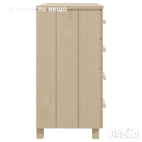 Бюфет, меденокафяв, 79x40x80 см, бор масив, снимка 5 - Шкафове - 47528868