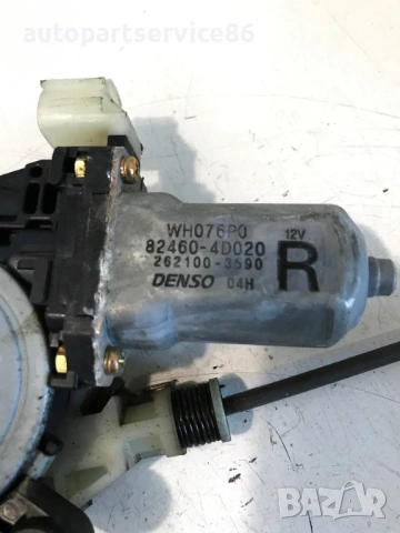 Механизъм за повдигане на стъклото със мотор на задната дясна врата за KIA Carnival (2008) 82460-4D0, снимка 2 - Части - 53204433