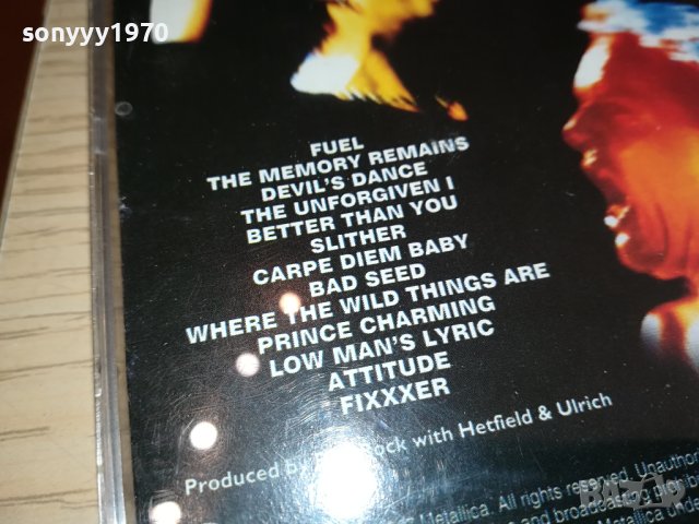 METALLICA RELOAD CD 0111231409NS, снимка 9 - CD дискове - 42808856