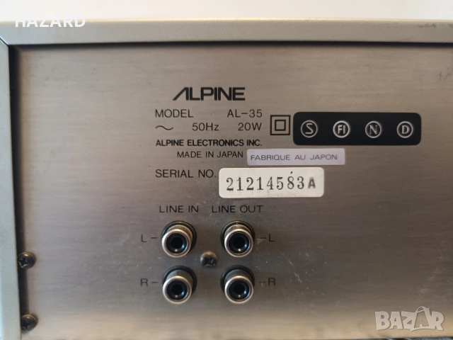 ///РЕЗЕРВИРАН/// Alpine AL-35, снимка 7 - Декове - 52677240