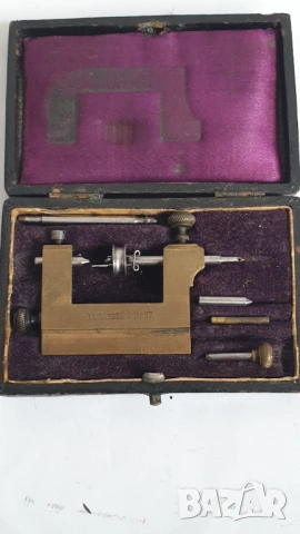 Антикварен струг за полиране на часовници, снимка 6 - Антикварни и старинни предмети - 53910748