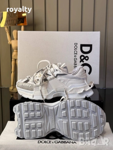 Dolce & Gabbana Нови Бели Дамски Маратонки , снимка 2 - Маратонки - 53996941
