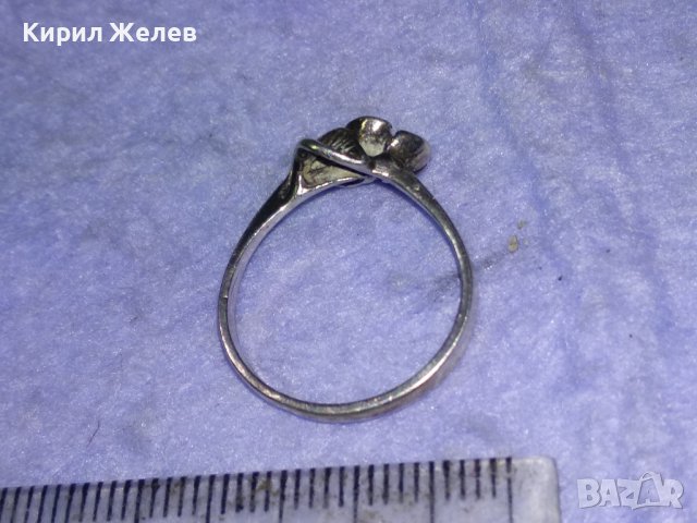 Стар ФЛОРАЛЕН СРЕБЪРЕН АРТ ДЕКО ПРЪСТЕН РОЗА ВИСОКА ПРОБА СРЕБРО МАЙСТОРСКА РЪЧНА ИЗРАБОТКА 40553, снимка 15 - Антикварни и старинни предмети - 42787918