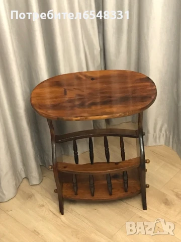 Маса от масивно дърво - махагон 