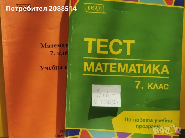 Учебни помагала по Матемарика за 6 и 7 клас, снимка 3 - Учебници, учебни тетрадки - 48652517