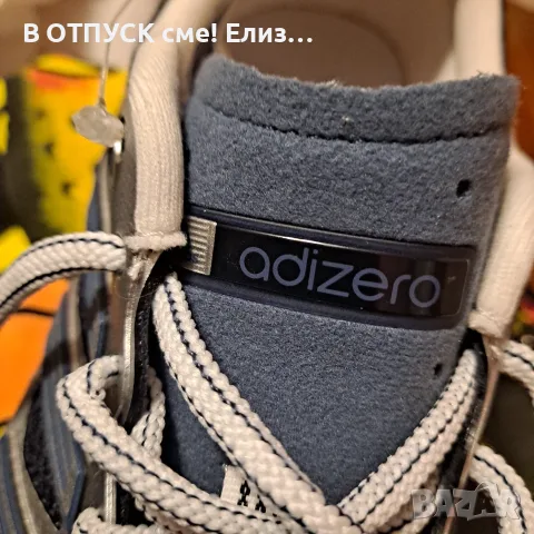 Най-нов модел маратонки със специална платформаAdizero ADIDAS 38 номер.нови с етикет САЩ, снимка 4 - Маратонки - 55828502