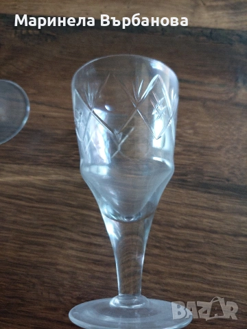 Кристални чаши, снимка 3 - Чаши - 54145754