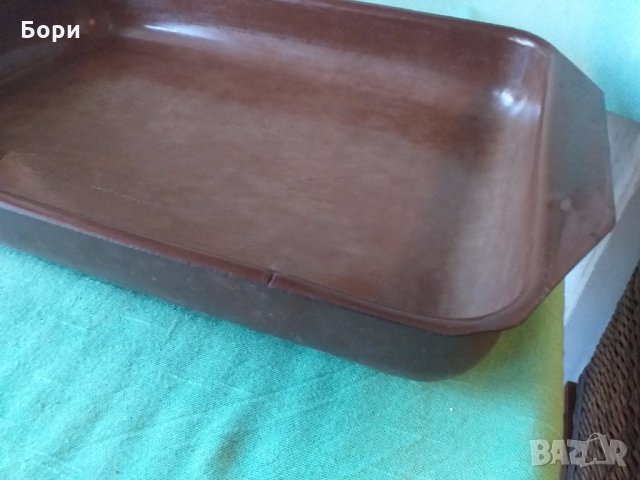 Емайлирана тава от стария материал, снимка 2 - Съдове за готвене - 31556112