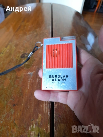 Старо алармено фенерче Burglar Alarm, снимка 2 - Други ценни предмети - 53244788