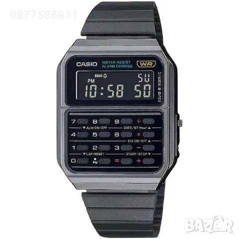 НОВ CASIO VINTAGE CA-500WEGG-1BEF. ЧАСОВНИК КАСИО С ЕЛКА CA500WEGG, снимка 1