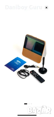 Портативен Мини преносим с батерия телевизор, 7 инча, DVB-T2 DAB+ FM H.265, , снимка 3 - Телевизори - 49468173