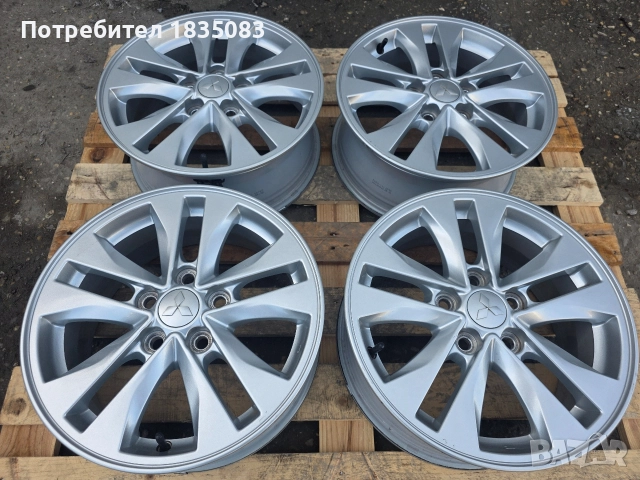 Лети джанти 16ки 5х114.3 Mitsubishi, снимка 2 - Гуми и джанти - 52594919