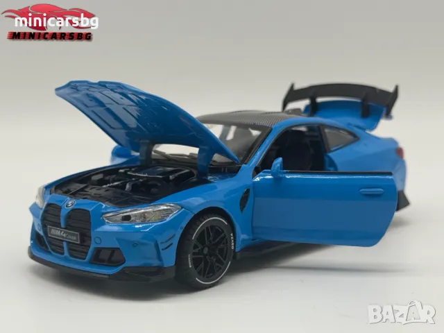 Метална количка: BMW M4, снимка 11 - Колекции - 50243107