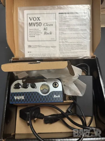 Vox MV50 Rock 50W лампова глава за китара / бас, снимка 2 - Китари - 56301459