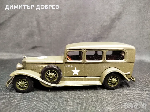 1/43 МЕТАЛНА КОЛИЧКА МАЩАБЕН МОДЕЛ 1931 CADILLAC V16 SOLIDO FRANCE, снимка 2 - Колекции - 48932960