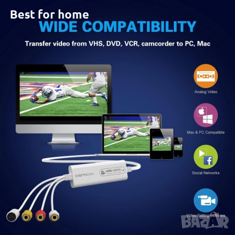 USB устройство за заснемане на видео, снимка 7 - Друга електроника - 52564151