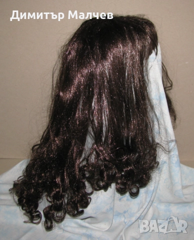 Перука от изкуствена коса 60 см къдрава, отлична, снимка 5 - Други - 52020405