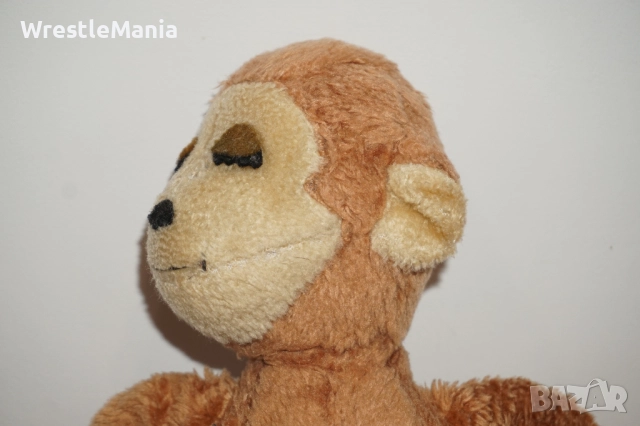 Vintage 50 Годишна Плюшена Маймуна R.Dakin Co 1975 San Francisco Product Of Korea 28см, снимка 2 - Колекции - 52178932