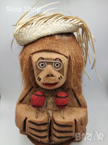 Голяма кокосова касичка за пари,стотинки