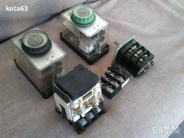 Контактор -Реле за време , снимка 2 - Друга електроника - 44148612