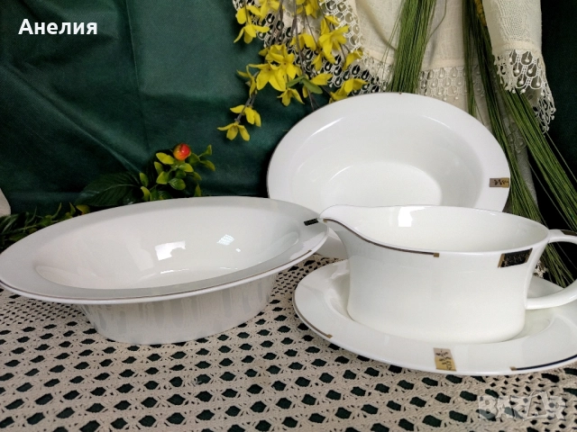 Бяло- 2 купи салата, сосиера и плато от Англия 