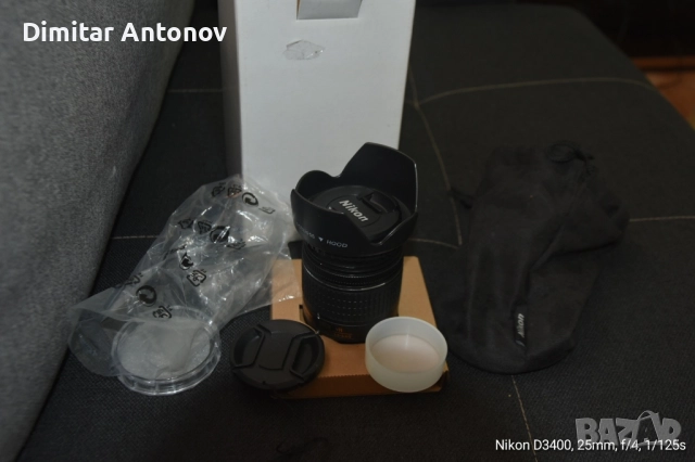 Продавам нов обектив Никон 18-55мм, снимка 2 - Обективи и филтри - 52007011