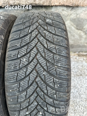 4бр. железни джанти 16" 5х112 с гуми 205/55/16 - VW, Audi, Seat, Skoda - VAG, снимка 6 - Гуми и джанти - 54127738