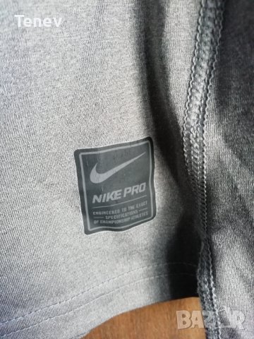 Nike Pro Training Compression оригинална спортна мъжка блуза дълъг ръкав тениска размер М , снимка 6 - Тениски - 39745803