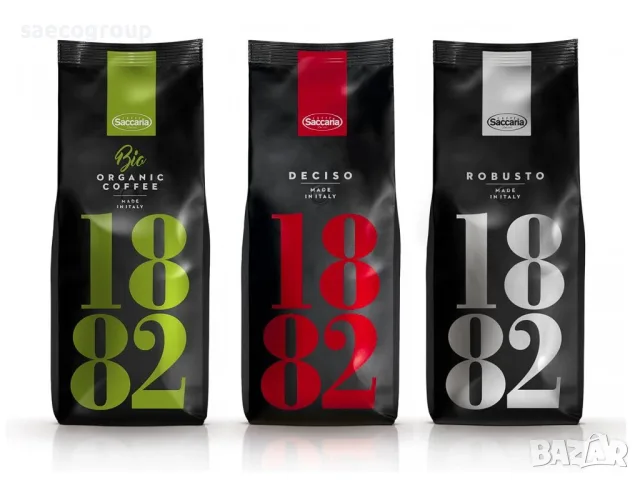 Италианско премиум кафе на зърна Caffe Saccaria Robusto 1882, снимка 2 - Други - 55927859