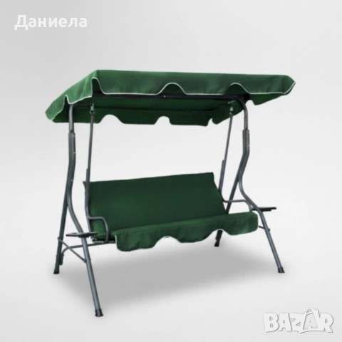Градинска люлка с поставки за чаши - стабилност и комфорт, снимка 7 - Градински мебели, декорация  - 53882331