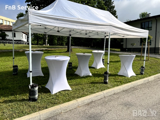 Шатри под наем за коктейли.