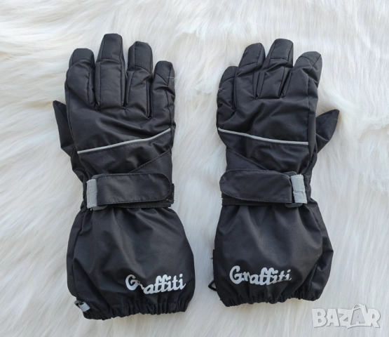 Детски ски ръкавици Graffiti 8-10 години, снимка 6 - Шапки, шалове и ръкавици - 52769793