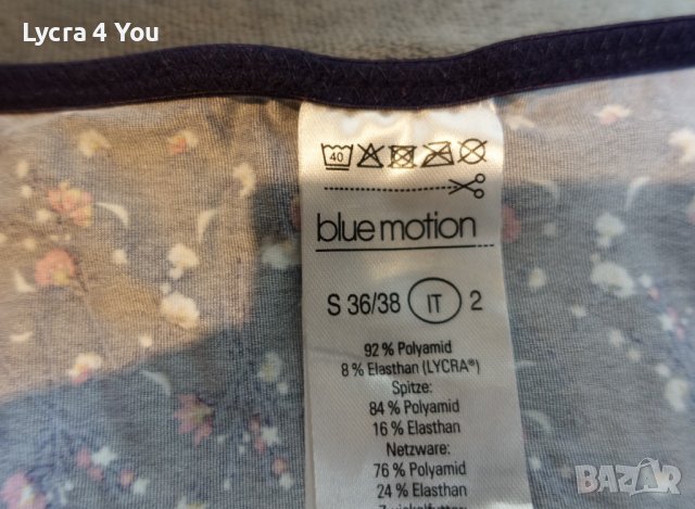 Blue Motion S 36/38 два броя нови бикини с флорални мотиви, снимка 4 - Бельо - 36991717