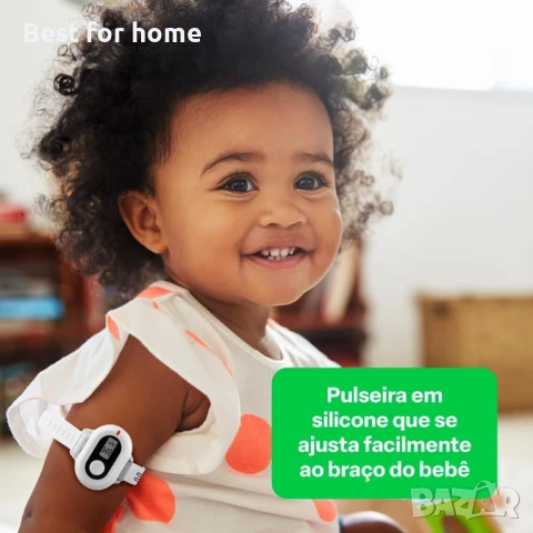 Многофункционален Bluetooth бебешки ,детски термометър-24-часово наблюдение, снимка 4 - Други - 51217921