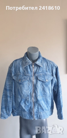 Hugo Boss  C_Bomber Trucker Oversize Womens Jacket Size XL  НОВО! ОРИГИНАЛ! Дамско Дънково Яке!, снимка 8 - Якета - 52225639