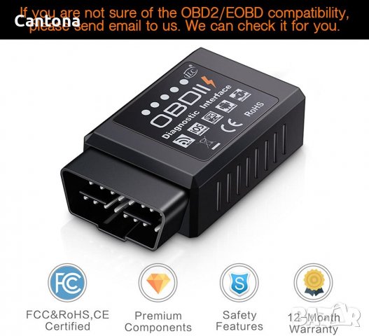 Диагностика за автомобил ILC OBD2 с WiFi - IOS, Android и Windows, снимка 4 - Аксесоари и консумативи - 40092001