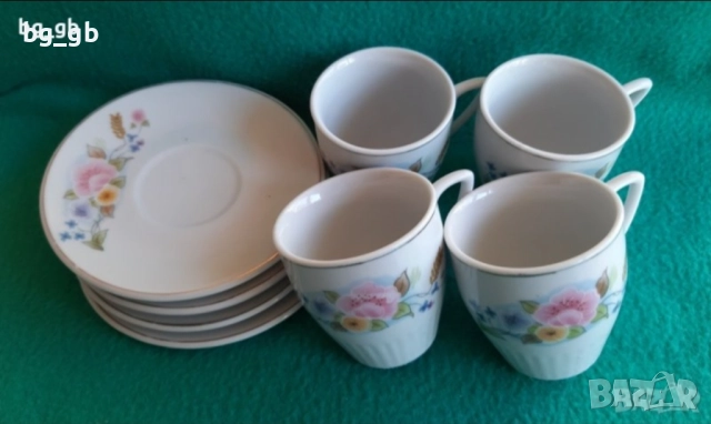 JAPAN порцеланова рамка за снимка / четири чашки с чиниики, снимка 5 - Други - 24487135