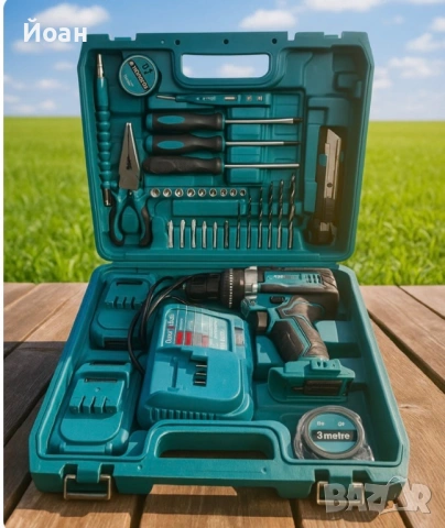 Комплект акумулаторен винтоверт , снимка 2 - Винтоверти - 53123672