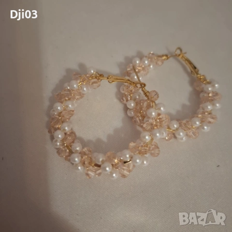 Обемни Обеци с перли